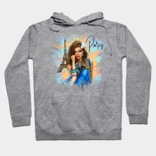 Girl dreams of Paris Hoodie